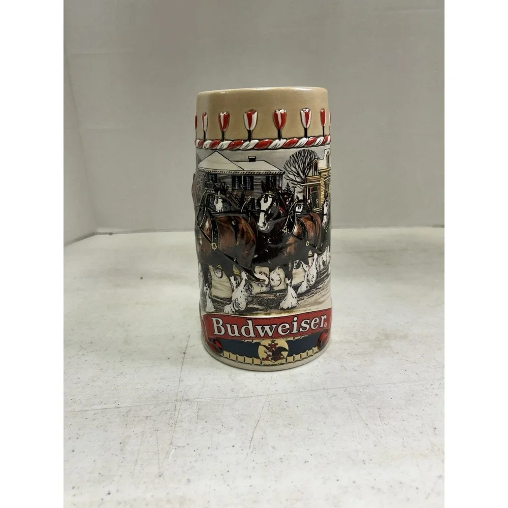 Budweiser 1986 Holiday Beer‎ Stein Limited Edition 